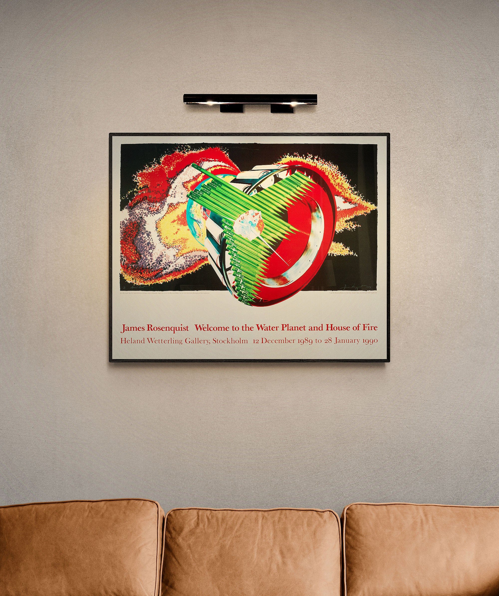 JAMES ROSENQUIST - Welcome to the Water Planet and House of Fire, 1989