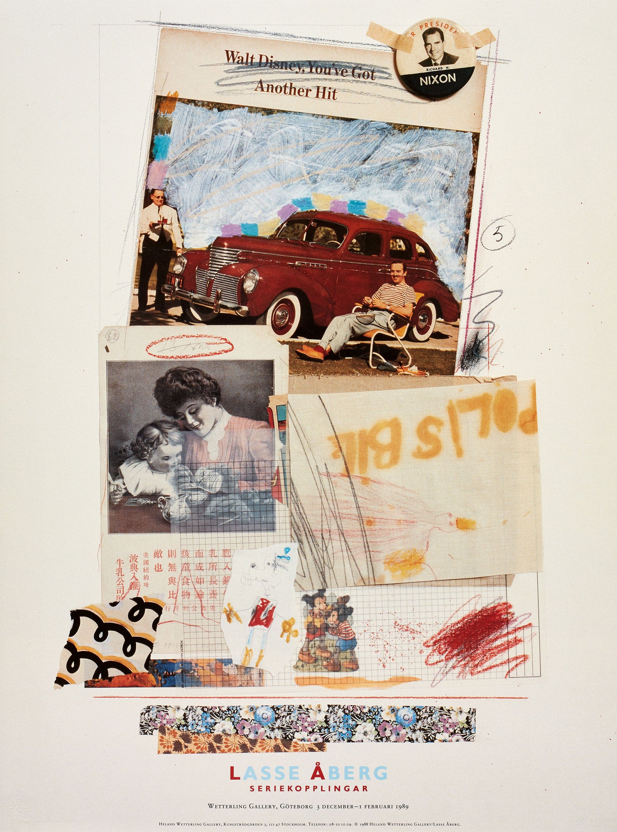 LASSE ÅBERG - Seriekopplingar, 1989