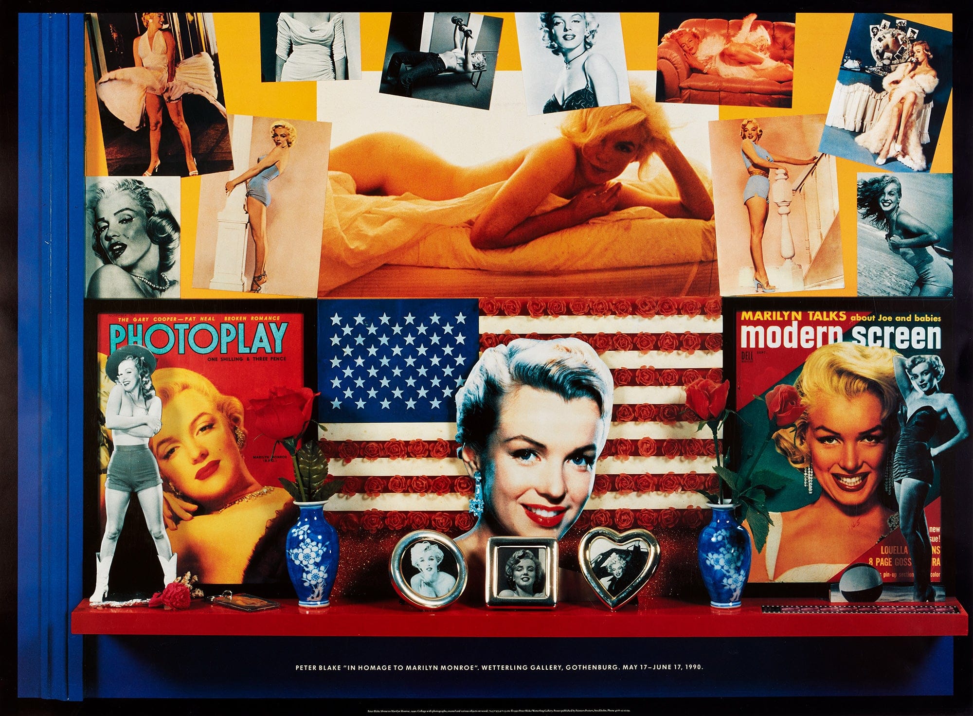 PETER BLAKE - In Homage to Marilyn Monroe, 1990